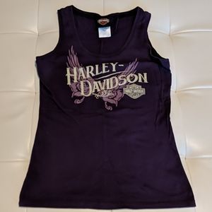 Harley Davidson women's purple tank top